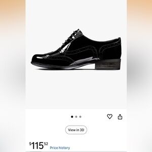 Clarks Black Patent Leather Loafers